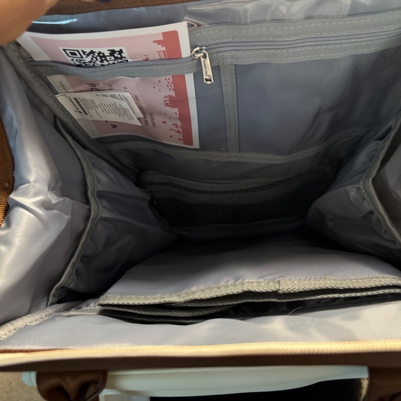 Babbleroo vegan leather diaper backpack - Picture 5 of 10